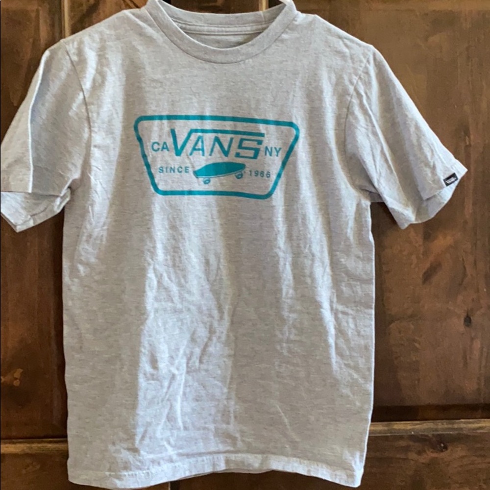 Vans t-shirt, medium, gray.